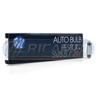 1 - LAMPADINA SILURO 24V 5W 11X36 mm