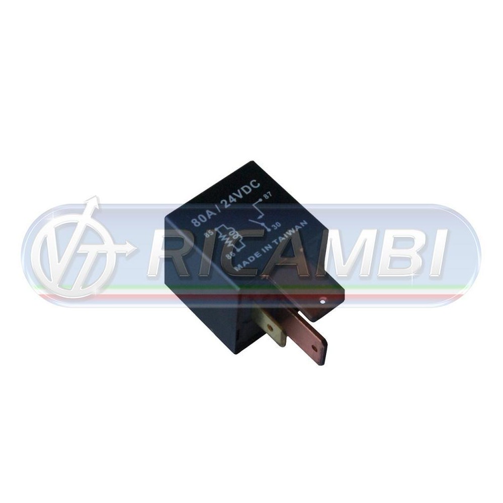 1 - RELAIS 24V 4 CONTATTI 80A FH - FM
