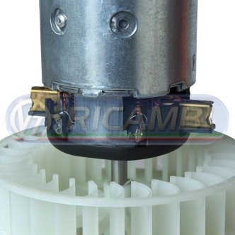 1 - MOTORE VENTOLE CLIMA CABINA  C/PALE FH 12 FM 12 FH FM