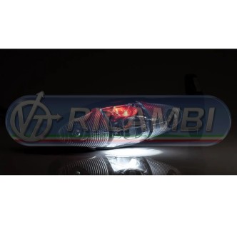 1 - FANALINO INGOMBRO POST. 6 LED 12/24V CORTO S/STAFFA DX/SX