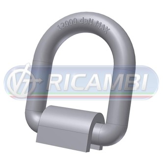 1 - ANELLO FERMACARICO 12T MEDIO PESANTE C/SUPPORTO A SALDARE