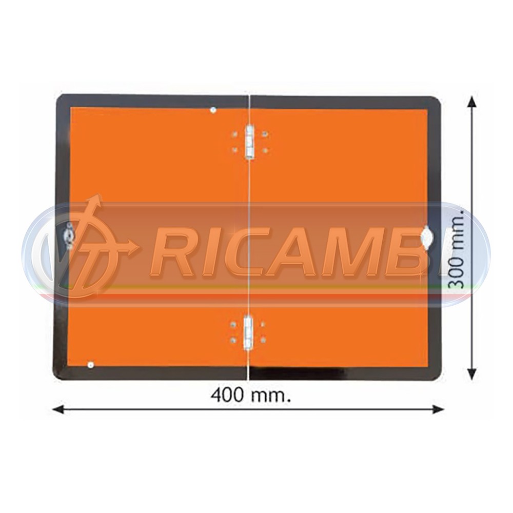 1 - PANNELLO ADR PIEGHEVOLE VERTICALE 400X300X20