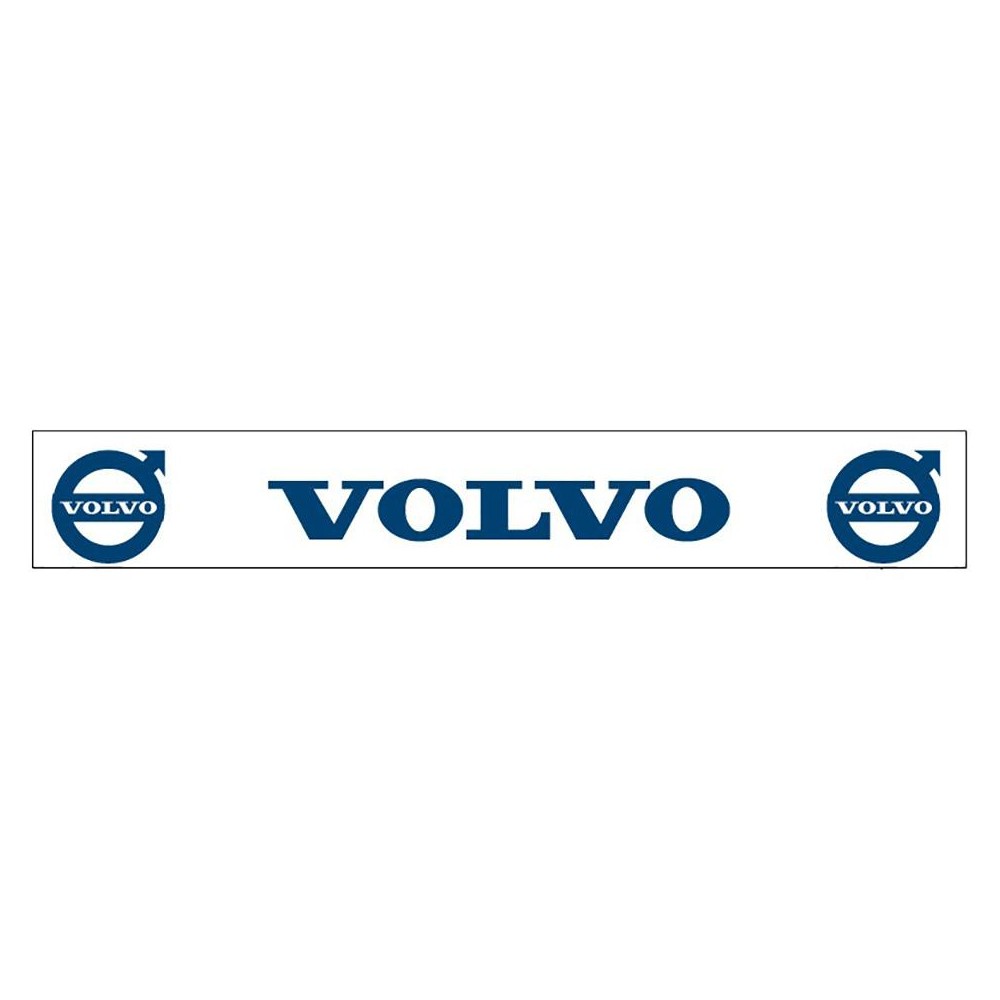 1 - PARASPRUZZI 240 X 35 CM BIANCO C/LOGO VOLVO