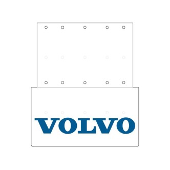 1 - PARASPRUZZI OMOL. 55 X 75 CM ANT. BIANCO C/LOGO VOLVO