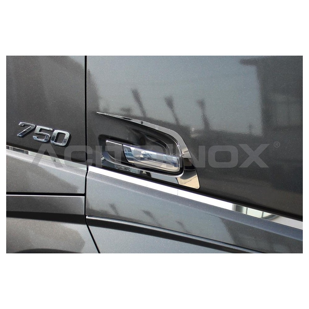 1 - CONTORNO MANIGLIA INOX FH 4 IN COPPIA