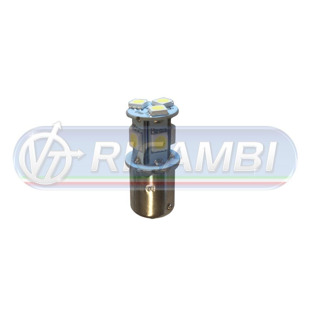 1 - LAMPADINA BA15S 28V 8 LED SMD5050