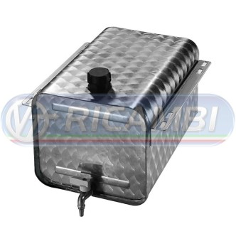 1 - TANICA INOX FIORETTATA 25 LT 28,5X24,5X40 BAWER