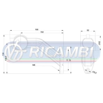 1 - FANALINO INGOMBRO POST. 12 LED 12/24V 60° DX