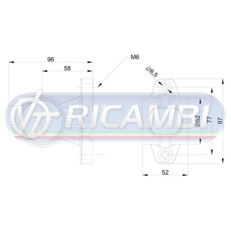 1 - FANALINO INGOMBRO POST. 12 LED 12/24V CORTO DX