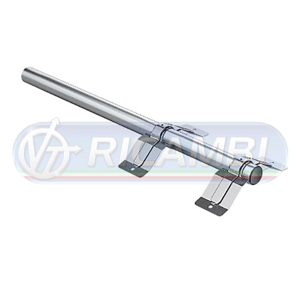 1 - TUBO SOSTEGNO PARAFANGO DIAM.54 L. 750 ZINC. C/STAFFE