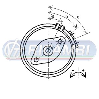 1 - CAMERA FRENO 24/24 FR TAMBURO UNIVERSALE WABCO