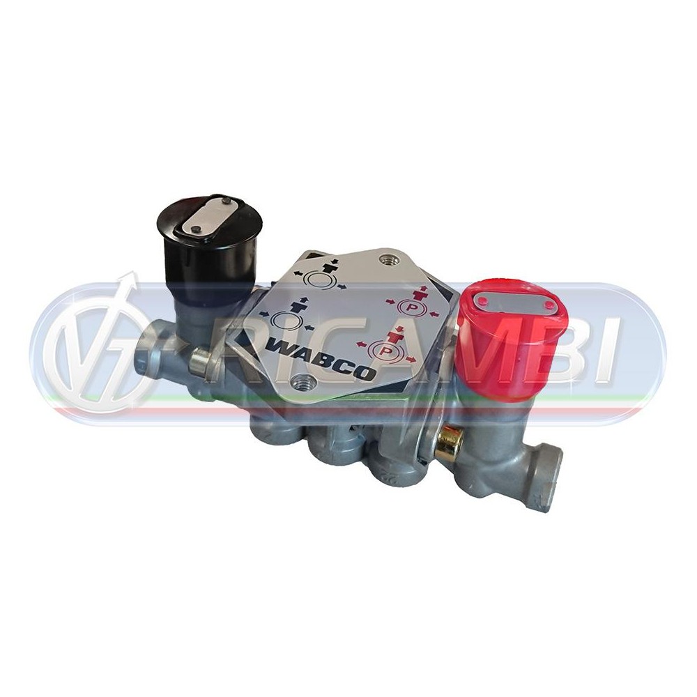 1 - VALVOLA SFRENATURA RIMORCHIO A 2 POMELLI ORIG WABCO