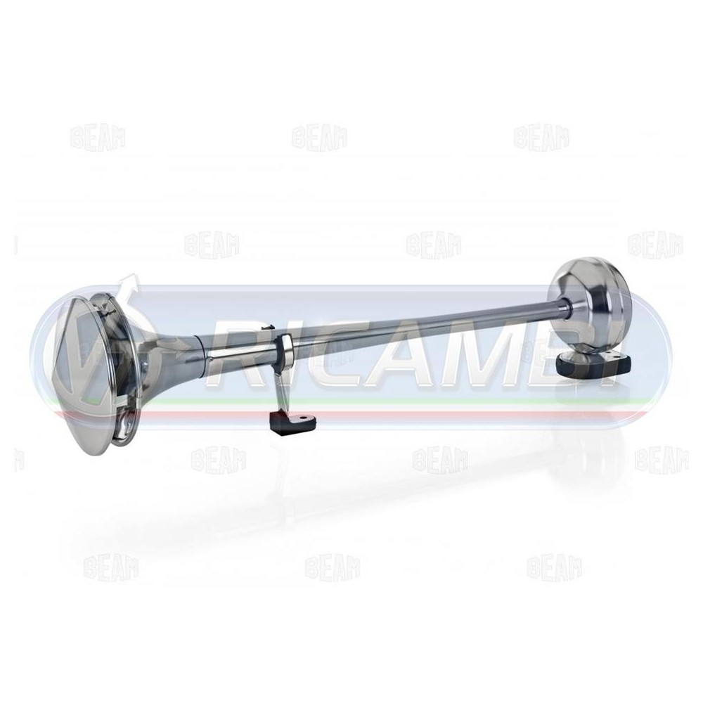 1 - TROMBA TONO ALTO CORNETTO 55 CM INOX