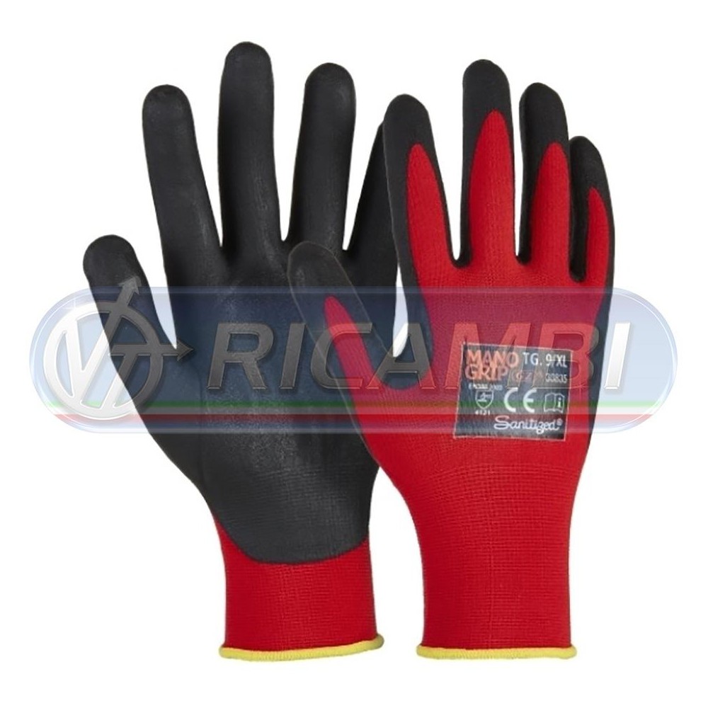 1 - GUANTI IN NYLON SPALMATI IN NITRILE TG L