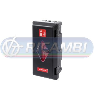 1 - PORTA ESTINTORE KG 6 NERO ADAMANT