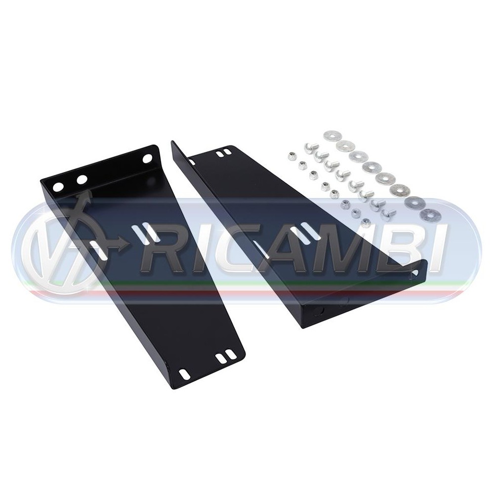 1 - STAFFE SUPP. CASSETTA TERMOPLASTICA 600 mm IN COPPIA