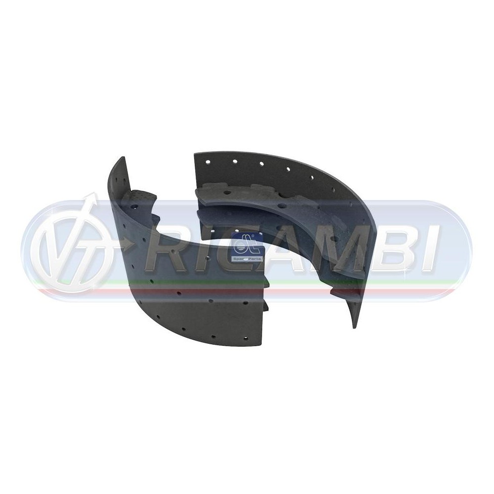 1 - GANASCIA FRENO IN COPPIA FH 12 FH 16 175 MM