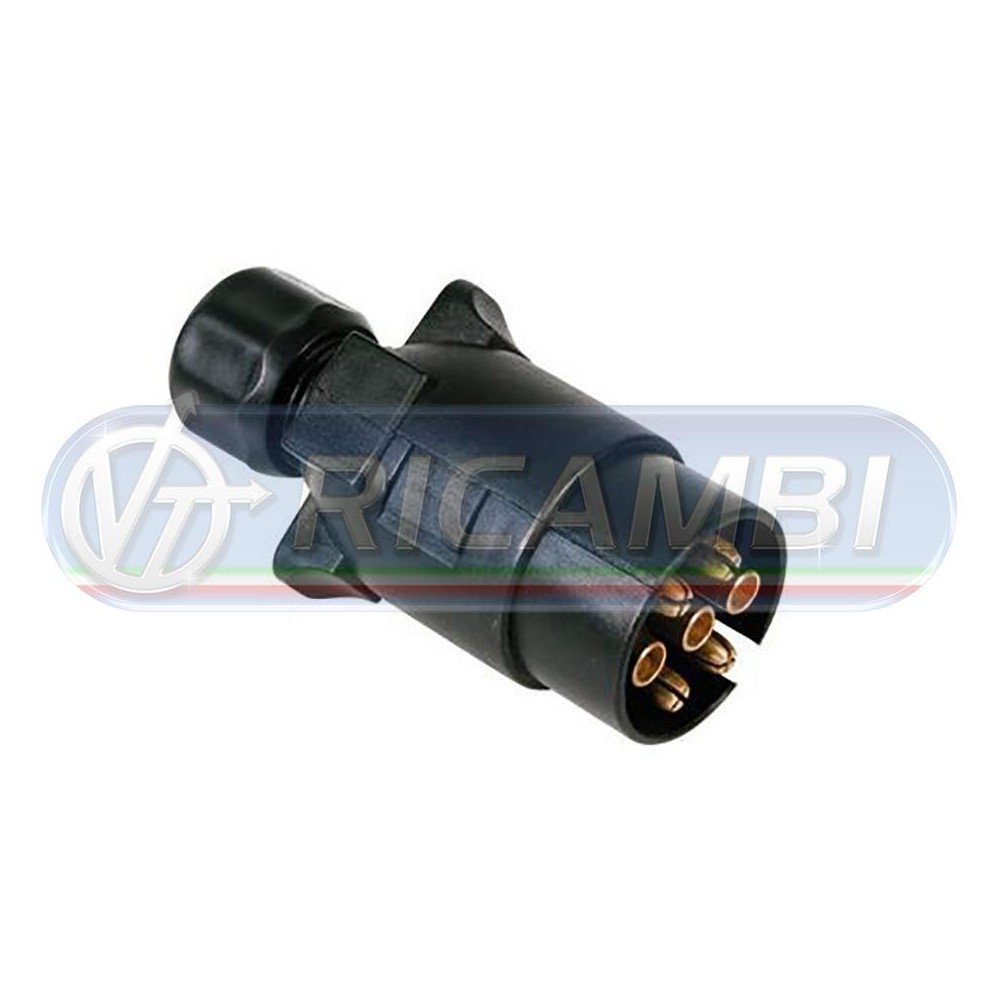 1 - SPINA 7 POLI (4 M + 3 F) PER COMANDO SPONDA PLASTICA