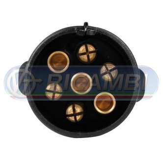 1 - SPINA 7 POLI (4 M + 3 F) PER COMANDO SPONDA PLASTICA