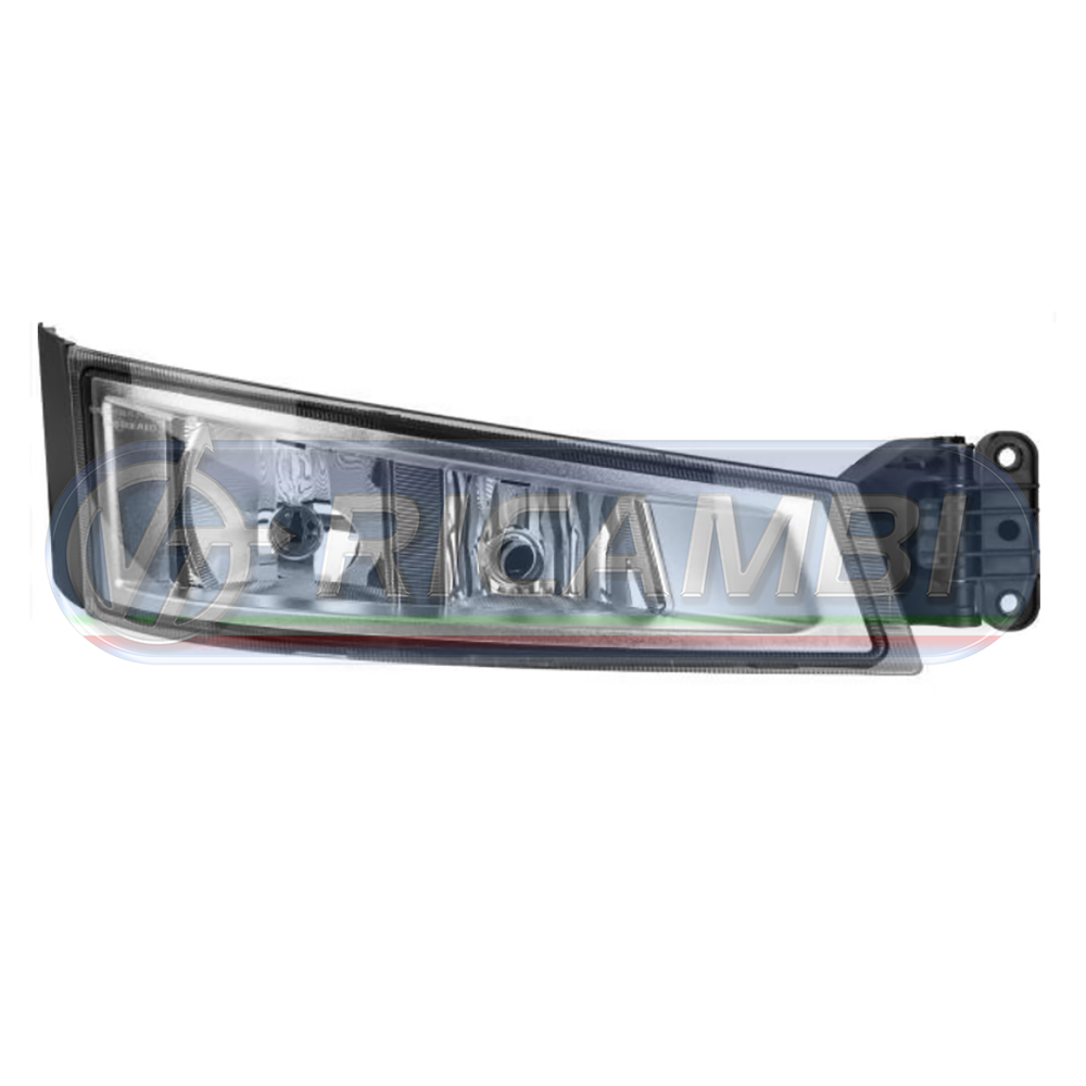 1 - FANALE ANTERIORE FENDINEBBIA 2 LUCI H7 H1 FH 4 DX CROMATO