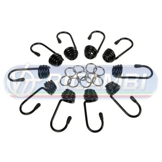 1 - GANCI FUNE ELASTICA KIT 10 PZI DIAM. 8 MM