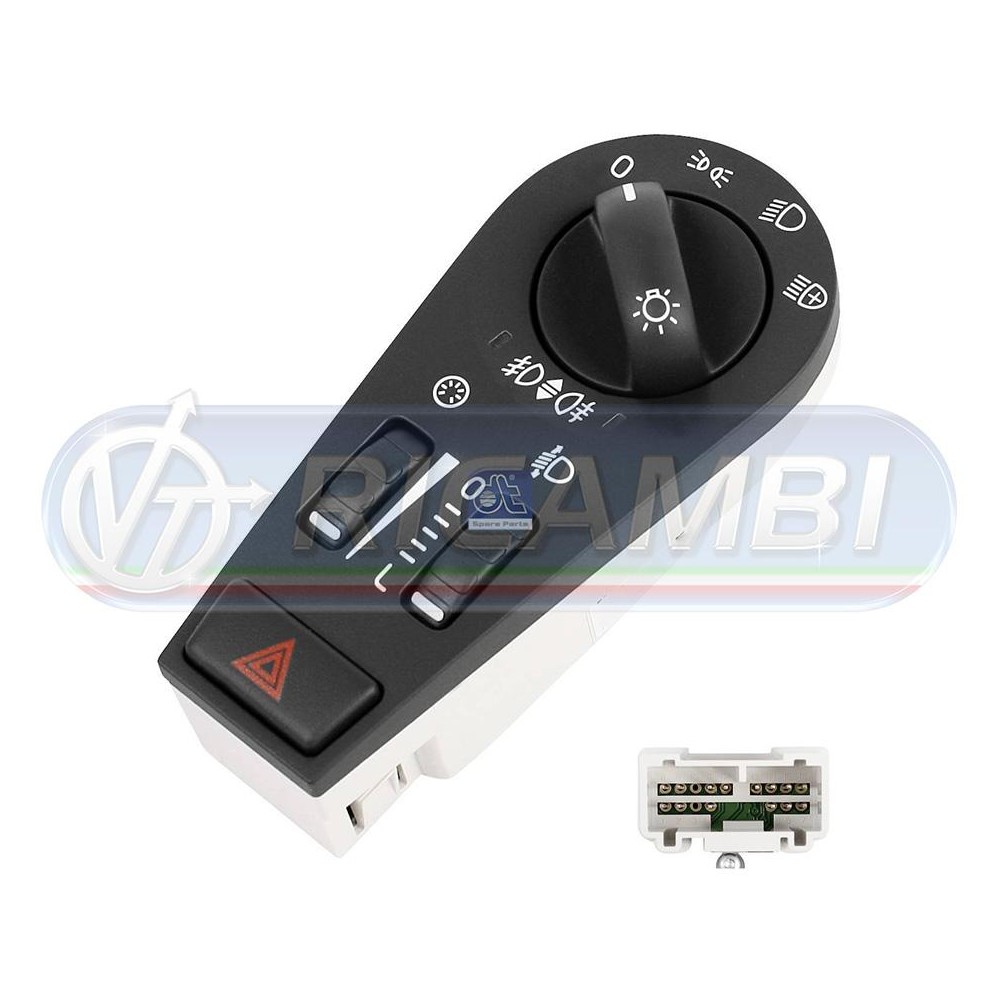 1 - INTERRUTTORE LUCI VOLVO FH 2 C/REGOL. ALTEZZA