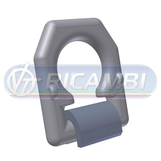 1 - ANELLO FERMACARICO 15T LARGO ZINC.  A SALDARE