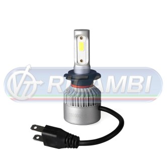 1 - KIT LAMPADINE H7 LED 9-32V 40W 10.000 LUMEN IN COPPIA
