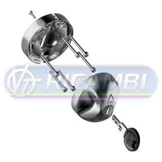 1 - SERRATURA DI SICUREZZA SATURN EVO (2 PEZZI, CHIAVE UNICA)