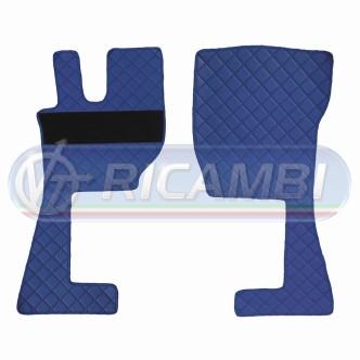 1 - TAPPETI VOLVO FH 2/3/4 TRUCKER BLU IN COPPIA