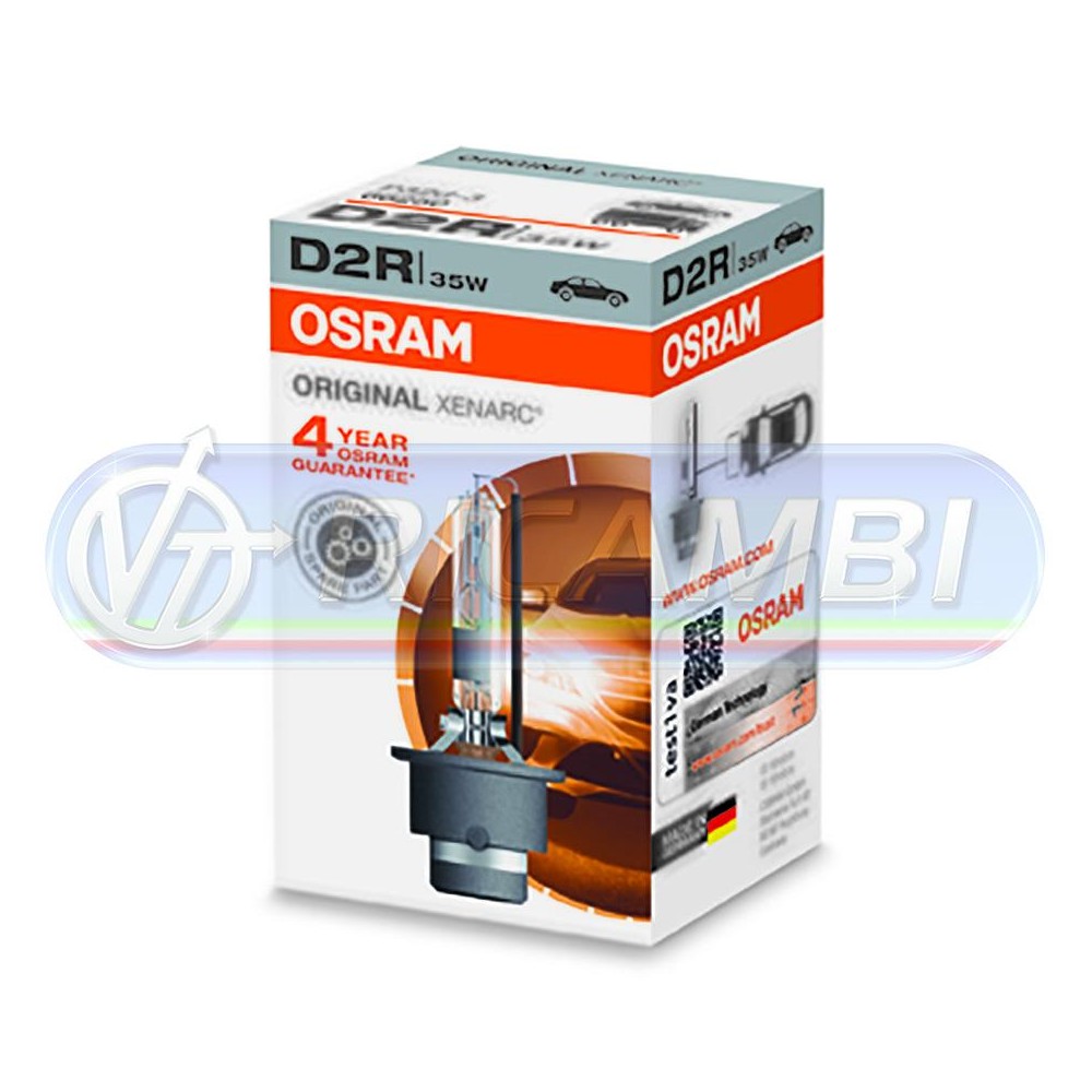 1 - LAMPADA XENON D2R 4500K 35W XENARC ORIG. OSRAM