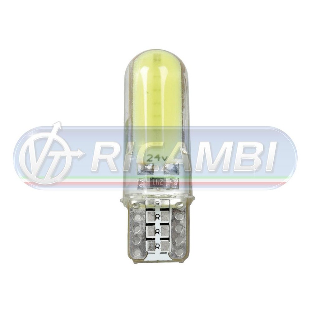 1 - LAMPADINA T10 LED 24V PILOT IN COPPIA