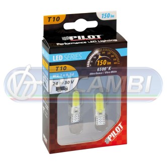 1 - LAMPADINA T10 LED 24V PILOT IN COPPIA