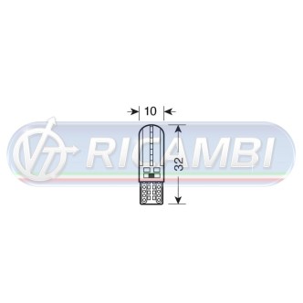 1 - LAMPADINA T10 LED 24V PILOT IN COPPIA