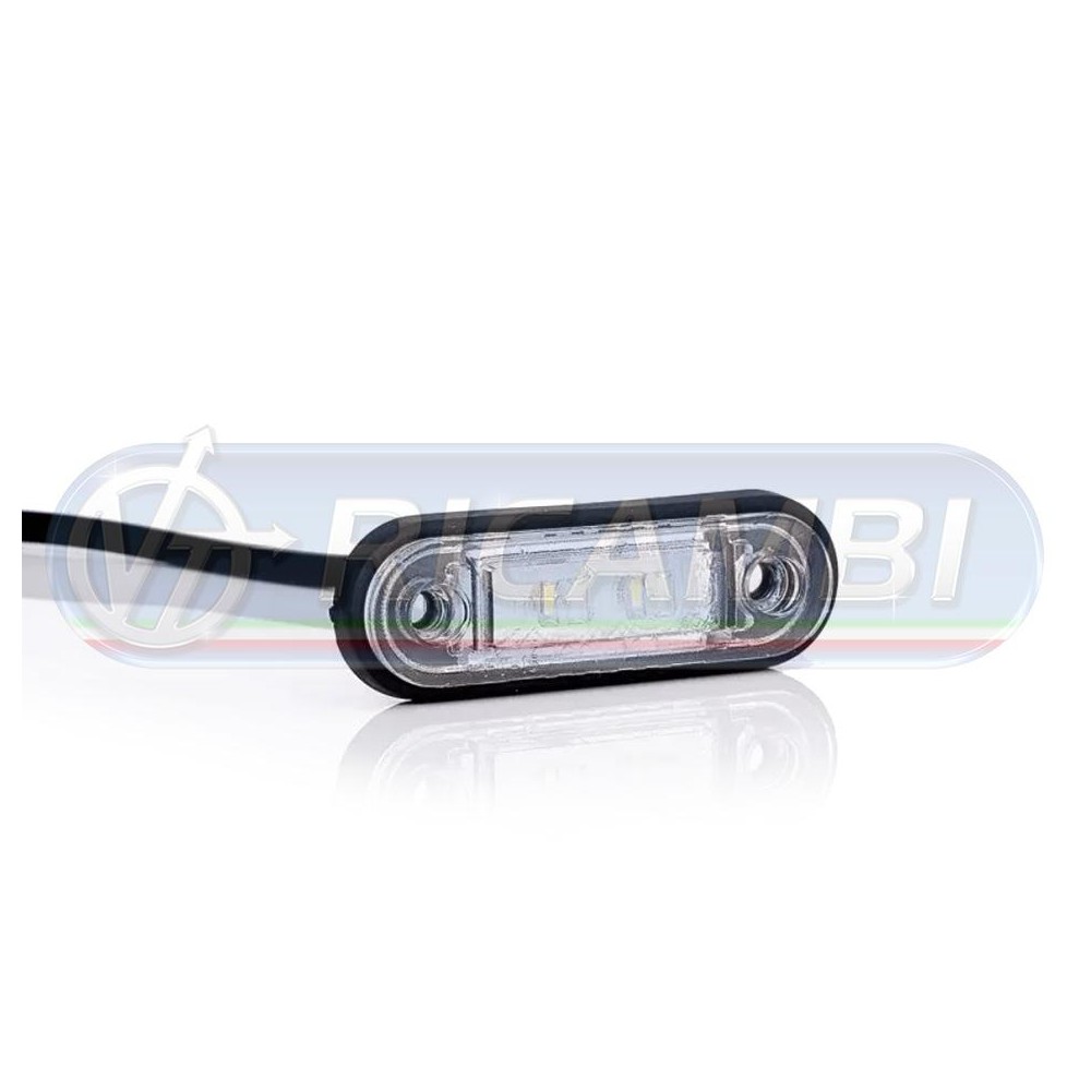 1 - FANALINO INGOMBRO A INCASSO 2 LED ARANCIO