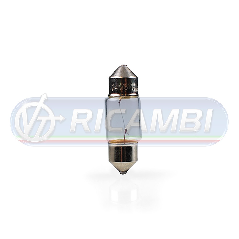 1 - LAMPADINA SILURO 24V 5W 11x31