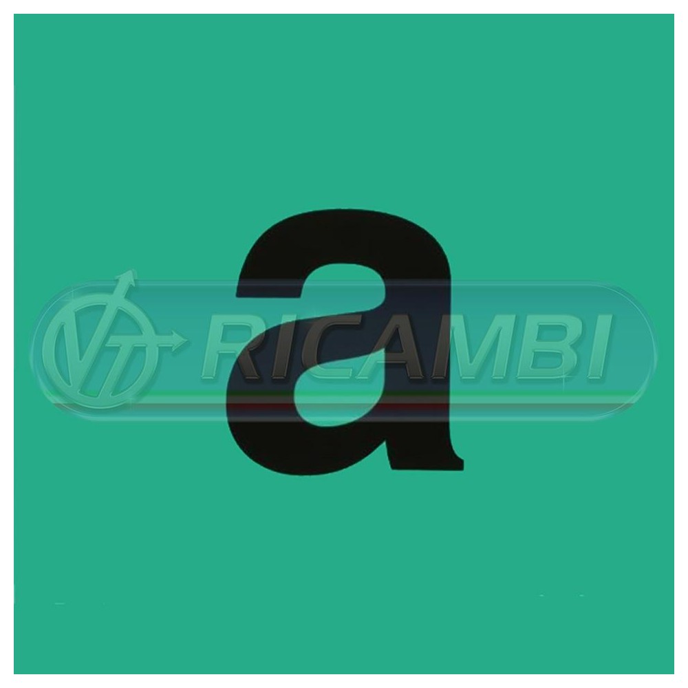 1 - LETTERA ADESIVA 'a' 500X400 AGRICOLI