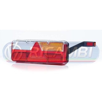 1 - FANALE POST. KINGPOINT FULL LED 6 FUNZIONI 12-36V C/CORNETTO DX