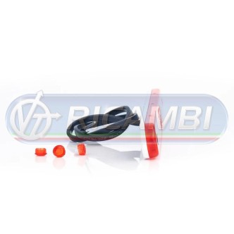 1 - FANALINO INGOMBRO 12 LED ROSSO