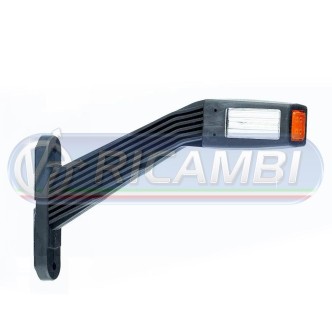 1 - FANALINO INGOMBRO POST. 12 LED STAFFA 60° SX