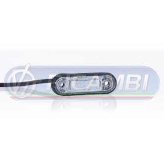 1 - FANALINO INGOMBRO A INCASSO 2 LED ROSSO