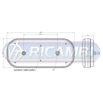 1 - FANALE POST. FULL LED 6 FUNZIONI 12-36V C/RETROMARCIA DX