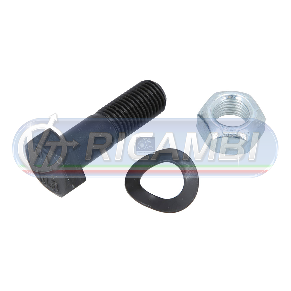 1 - KIT BULLONE + DADO FLANGIA ALBERO TRAS. VOLVO FH 1 7/16'' - UNF x 37, 10.9