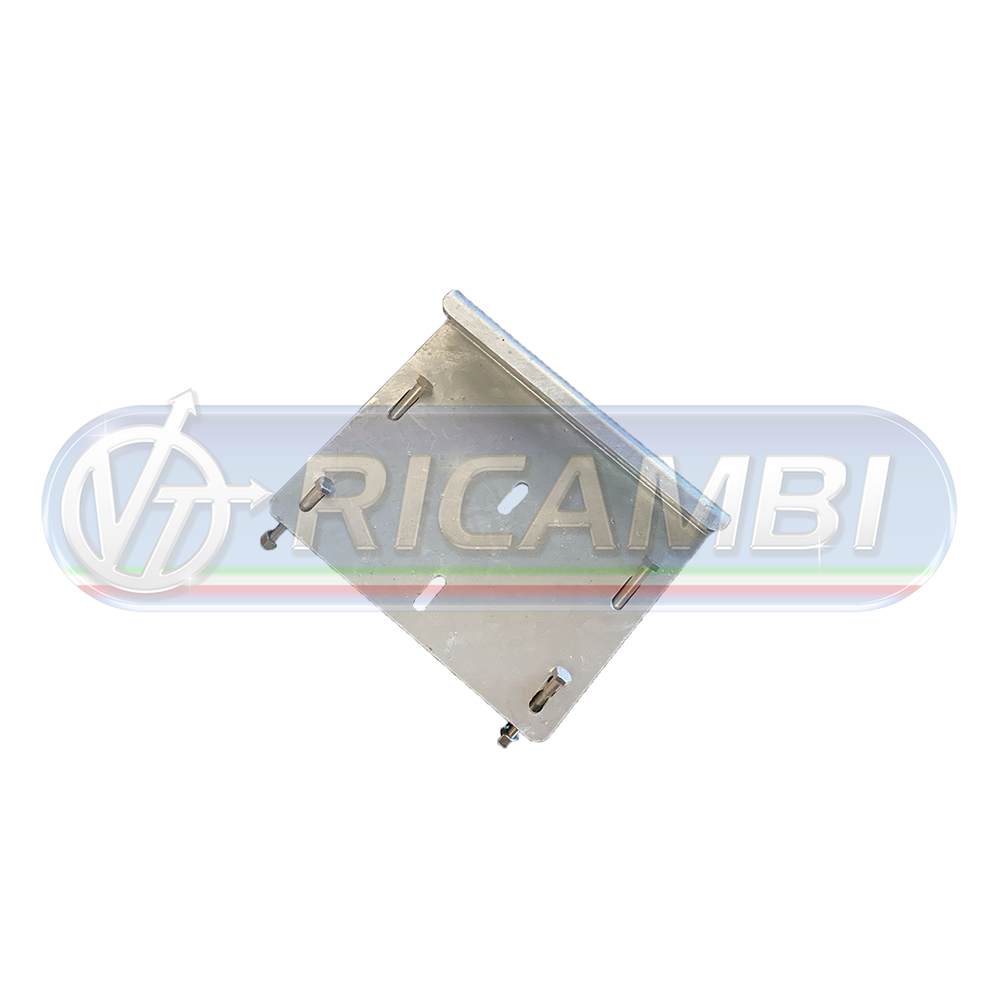 1 - SUPPORTO ZINCATO PER FERMAPORTA STOPPER 190X150X40