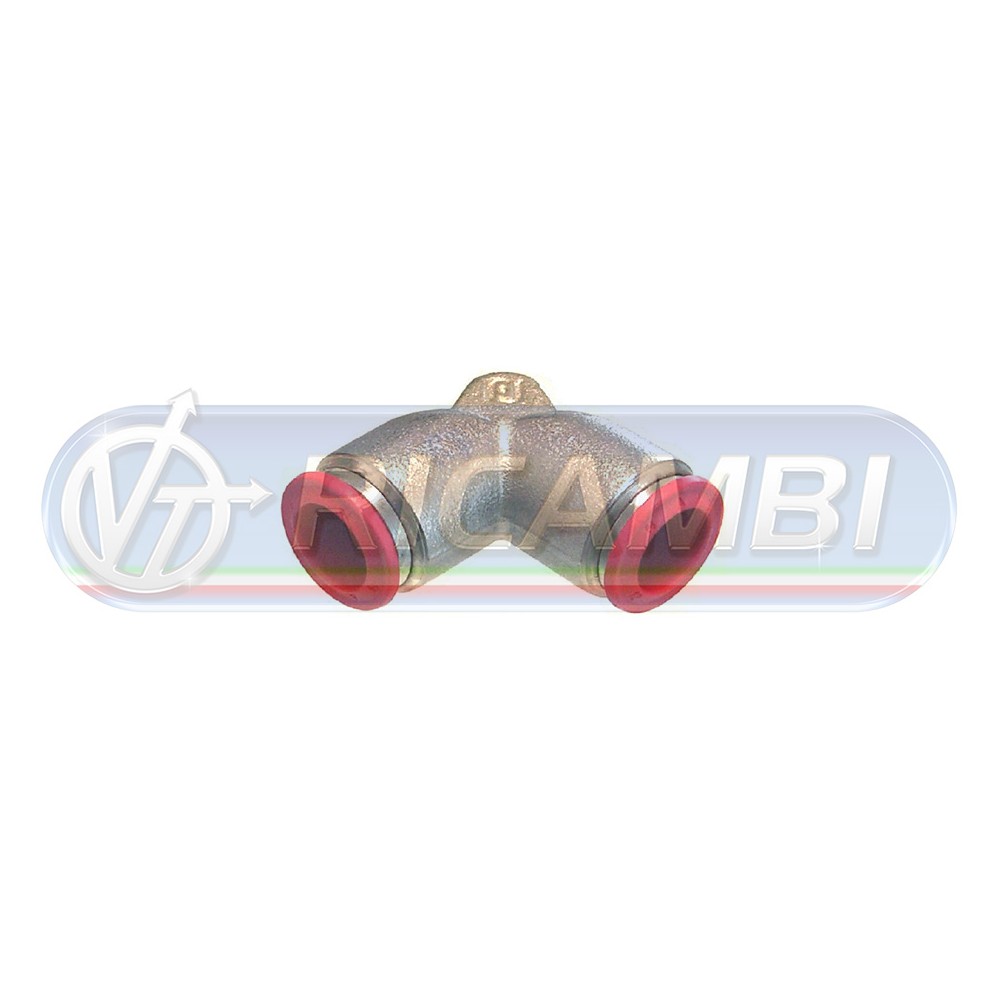1 - RACCORDO INTERMEDIO RAPIDO GOMITO METALLO T6 - T6