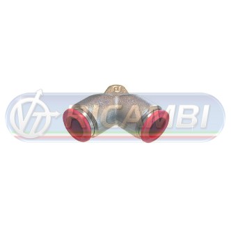 1 - RACCORDO INTERMEDIO RAPIDO GOMITO METALLO T8 - T8