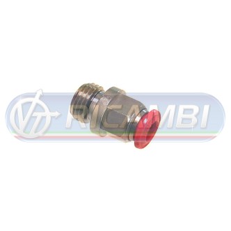 1 - RACCORDO INTERMEDIO RAPIDO DRITTO PLASTICA 1/8M DIAM.10