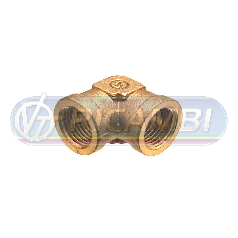 1 - RACCORDO INTERMEDIO GOMITO METALLO F-F 16x1,5