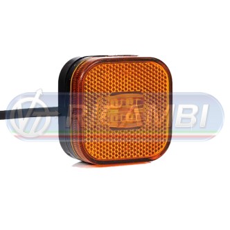 1 - FANALINO INGOMBRO 4 LED QUADRATO ARANCIO