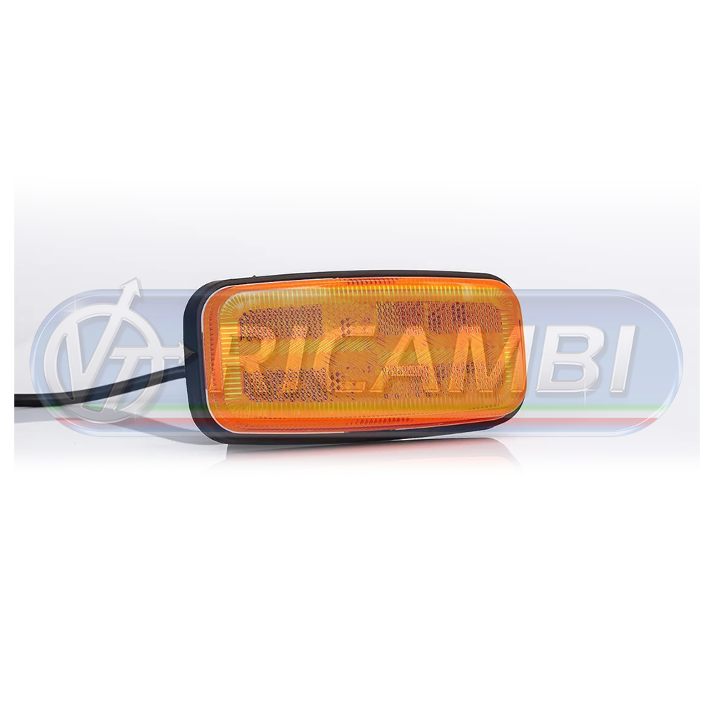 1 - FANALINO INGOMBRO ARANCIO + FRECCIA A LED